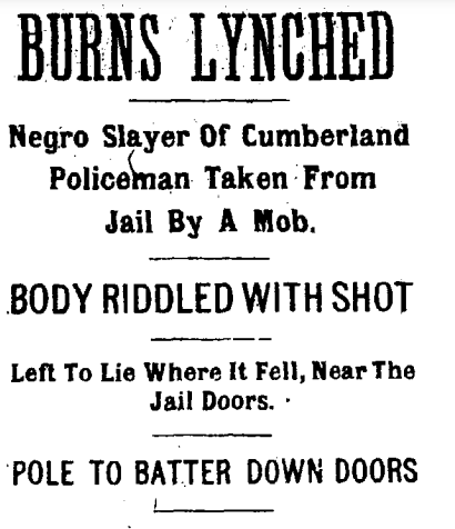 William Burns feature image - Baltimore sun headline